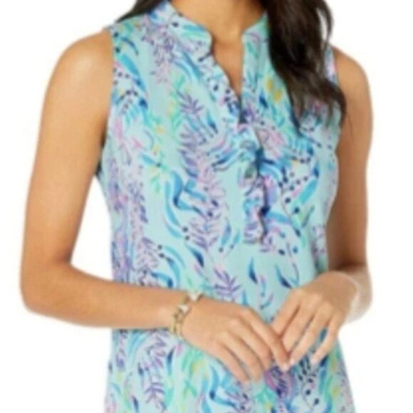 Lilly Pulitzer 002504 Women's Sherryn Shift Dress Sleeveless Coverup Medium - Picture 2 of 9